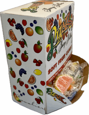 Pizazz Fruit Slice Jellies Changemaker Counter Display 3.5lb 111ct